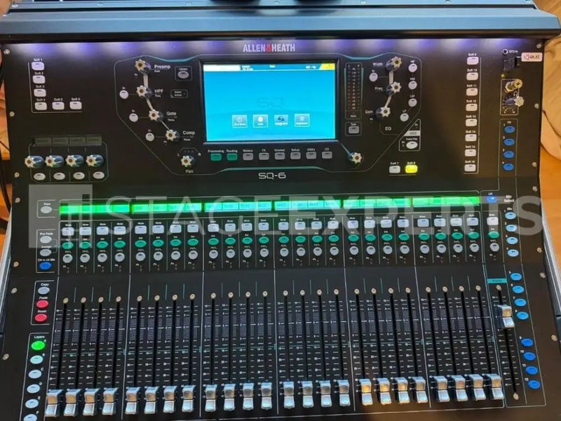 Allen & Heath SQ6 with Dante Card, Case and Accessories