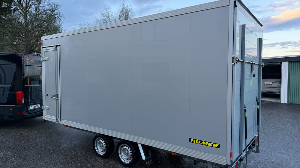 HUMER KP Sandwich Box Trailer 3500kg – FOH, 4.85m L, 2020