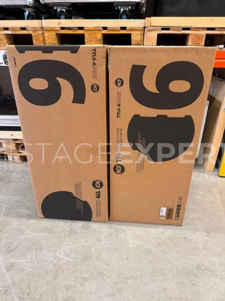 RCF TTL 6-A Pair with Flybars & Twin-Lid Case Line Array