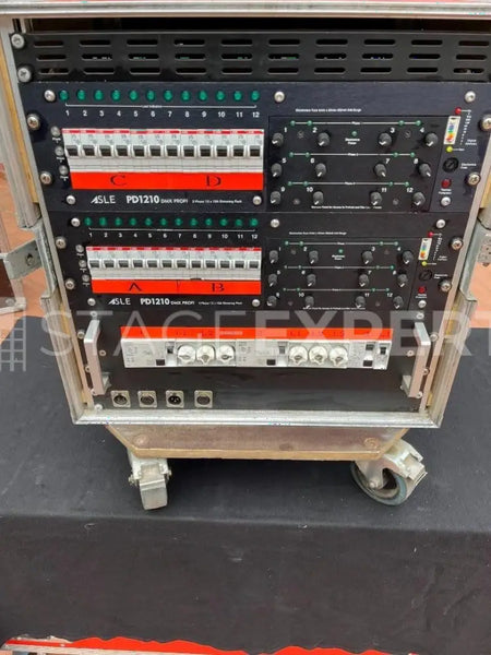 Ultralite PD1210 2x 12-Channel Dimmers with Flight Case