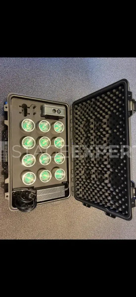 Ape Labs LightCan V2 TB 12 Grey Set – 12 Uplights & Case