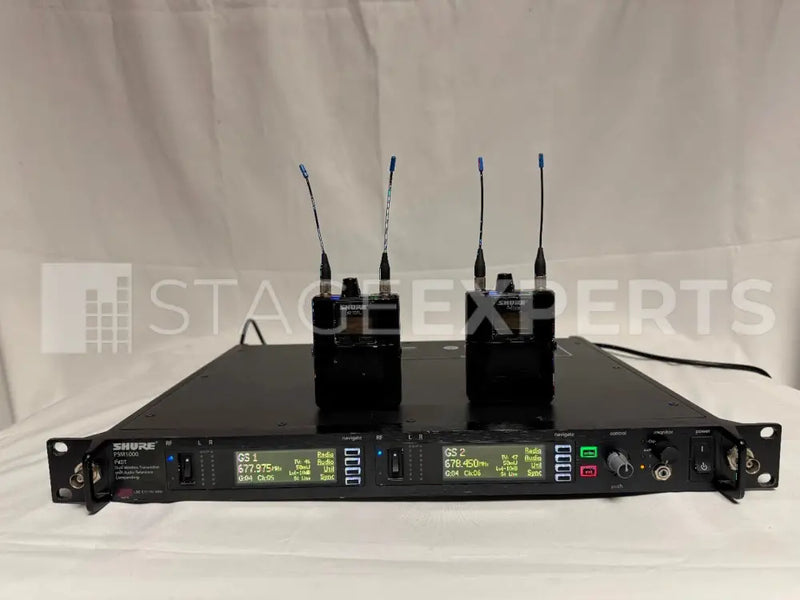 Shure PSM 1000 IEM with P10T & 2x P10R - L9E Band