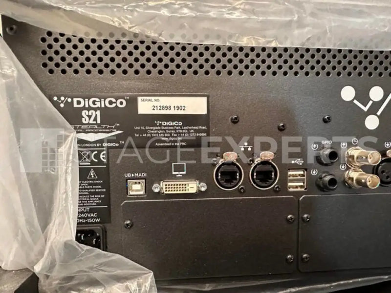 DiGiCo S21 Bundle with D2 Rack, DMI‑MADI C & Flightcase