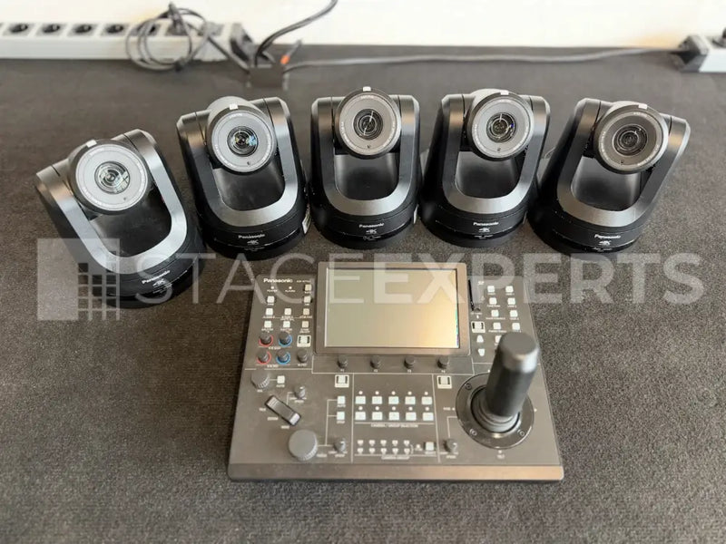 Panasonic AW-UE100KEJ + AW-RP150G PTZ Bundle, 5-Cam 4K 60p