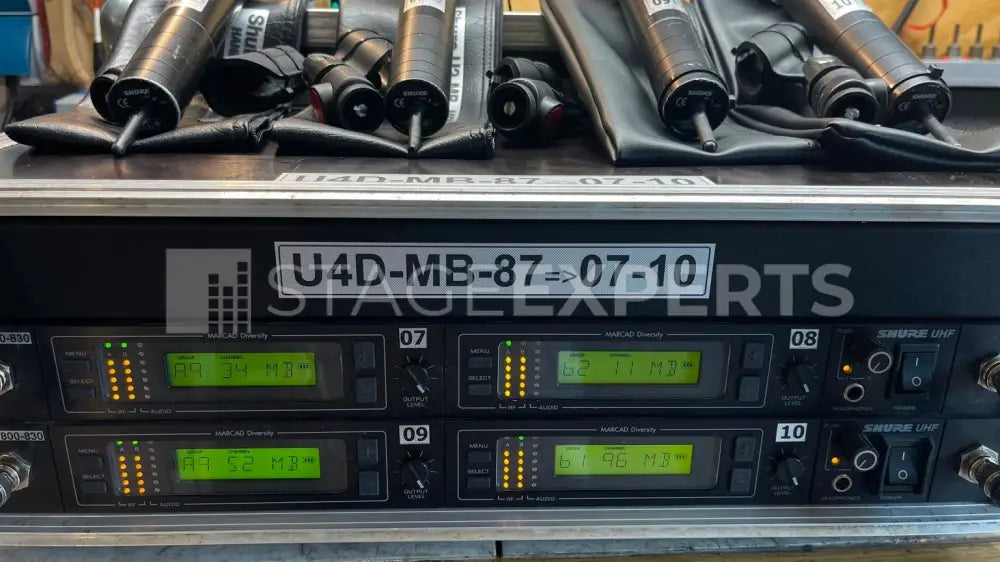 Shure U4D-MB Wireless Kit U1, U2 & Beta 87, 800–830MHz