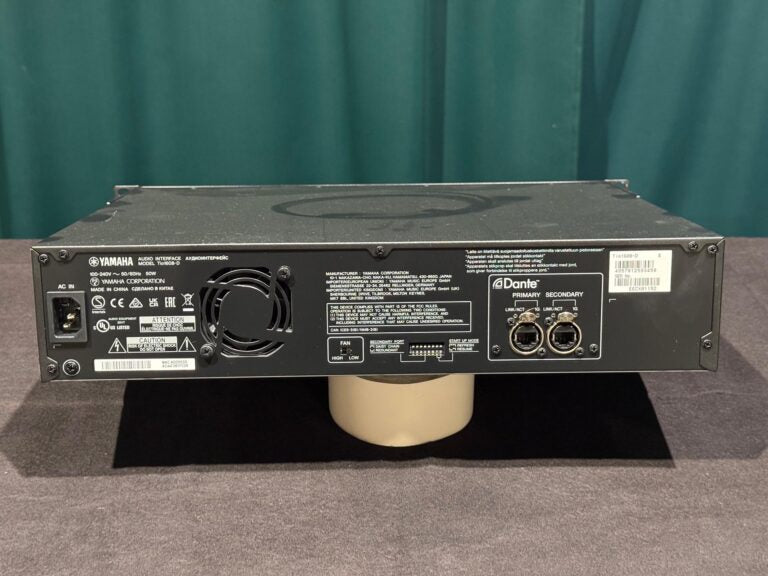 Yamaha Tio1608-D Dante Stagebox – 16 In / 8 Out I/O Rack