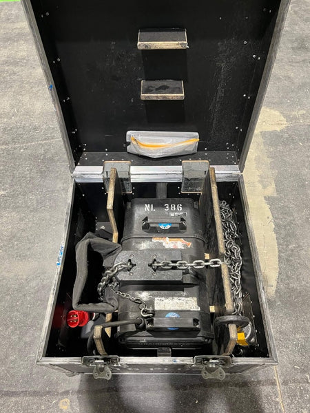 ChainMaster D8-Plus 500kg Hoist, 24m Chain + Flight Case