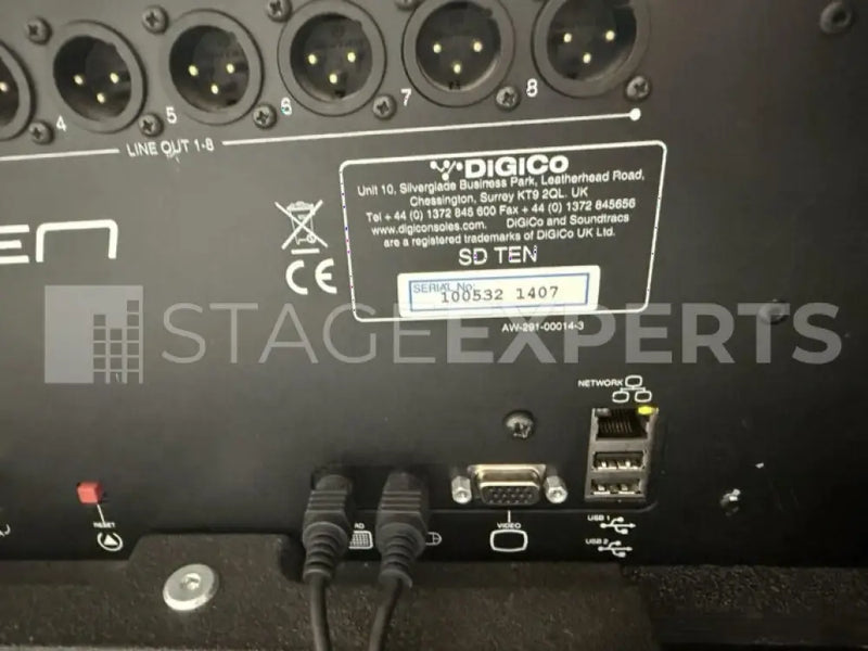 DiGiCo SD10 HMA Waves Digital Mixing Console | Stage Experts