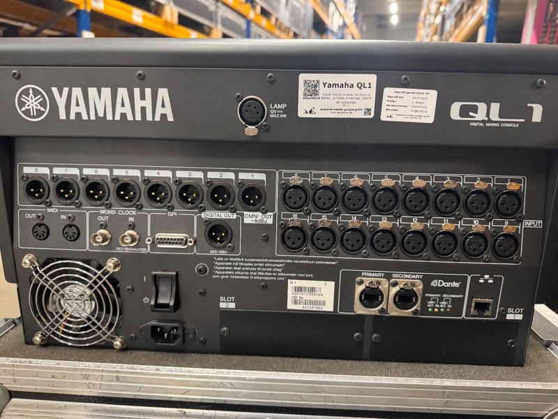 Yamaha QL1 Digital Mixing Console with Dante + Case