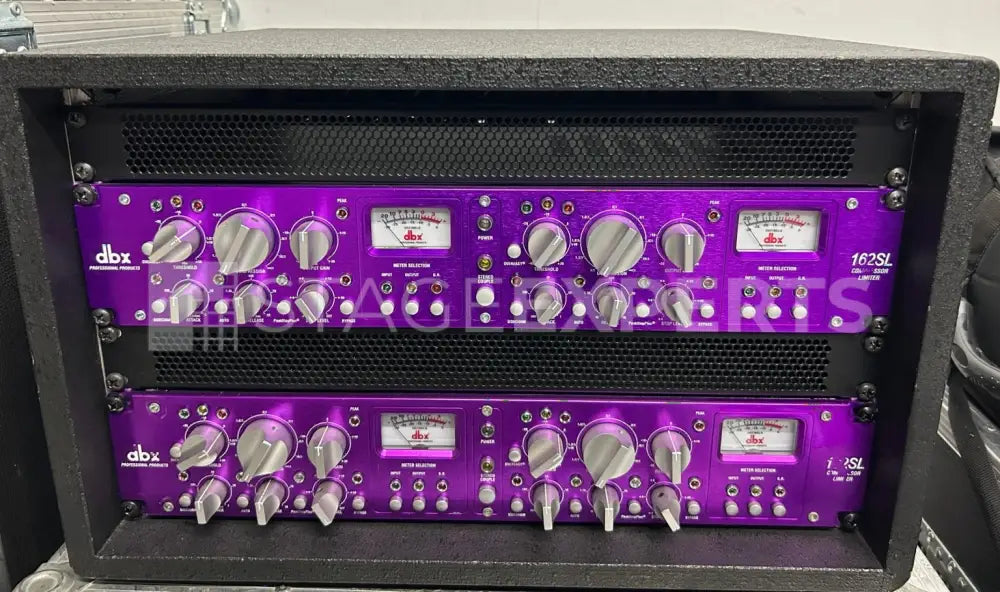 dbx 162SL Purple Series Stereo Compressor/Limiter unit for studio