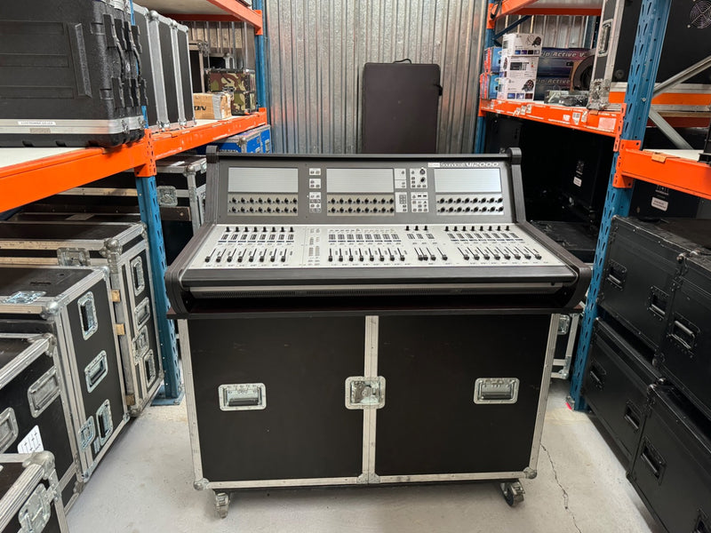 Soundcraft Vi2000 Digital Mixer with Flip Case, AES/MADI