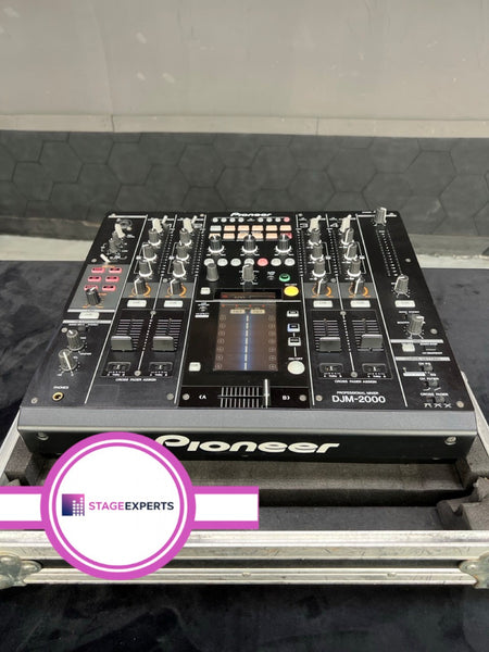 Pioneer DJM-2000 Professional 4-Channel DJ Mixer + Case