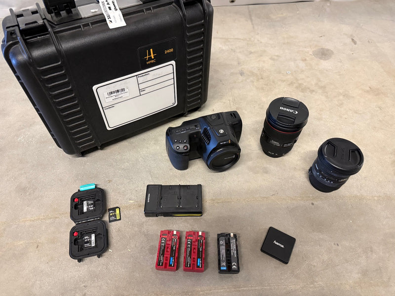 Blackmagic Pocket Cinema Camera 6K Pro Set + 2 Lenses Bundle