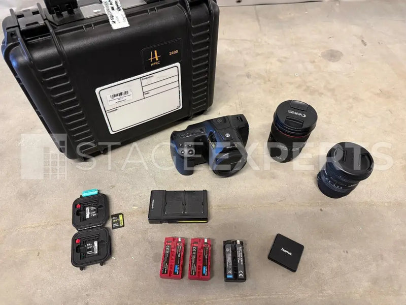 Blackmagic Pocket Cinema Camera 6K Pro Set + 2 Lenses Bundle