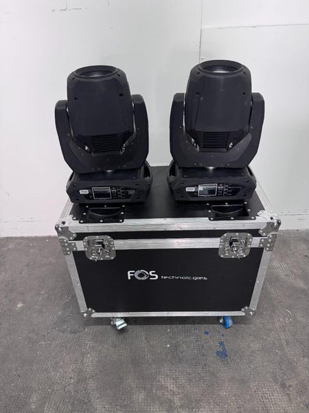 FOS Beam 7R Hybrid Plus Twin Set with Flight Case, 2 Units