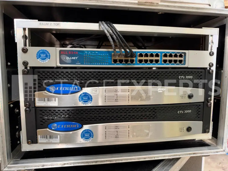 Crown CTs 3000 with PIP USP3 DSP – Pair in Rack Case