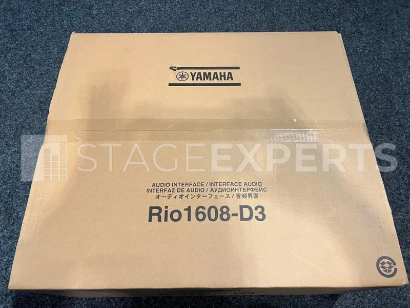 Yamaha Rio1608-D3 Dante I/O Stagebox – 16 In / 8 Out