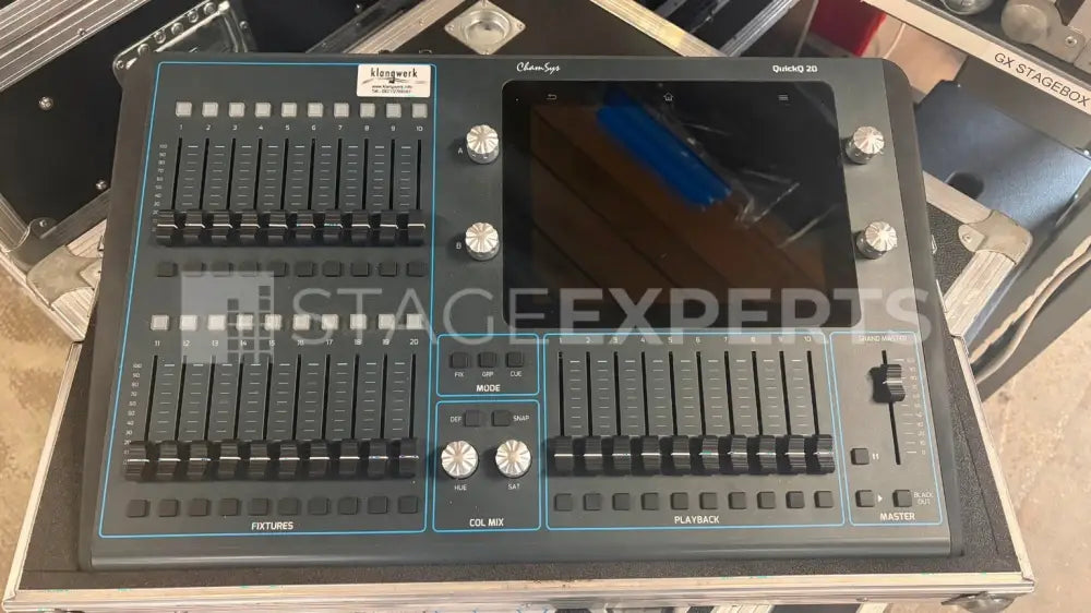 ChamSys QuickQ 20 Lighting Console, with Flight Case included
