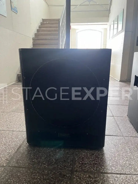 PA System with System Rack – 2x 15in Tops, 2x 18in Subs