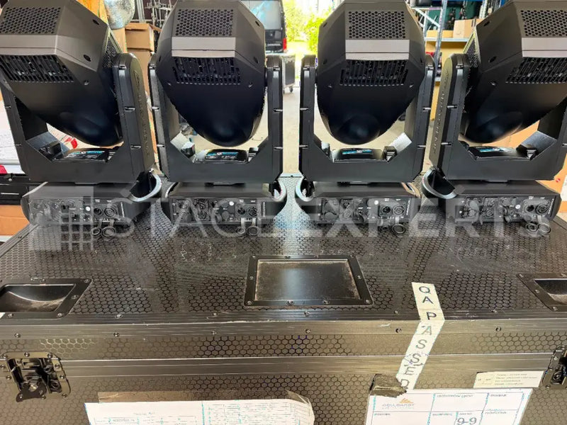JB Systems Rival Spot IP65 4x Moving Heads with Cases Set