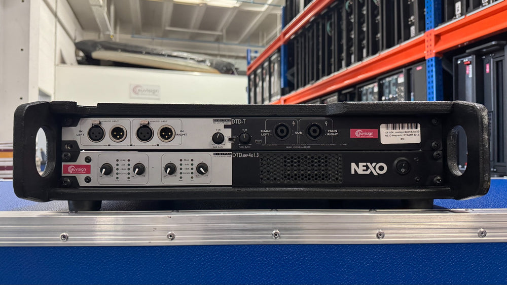 Nexo DTDAMP 4x1.3 + DTD-D Dante Controller – 4ch System Amp