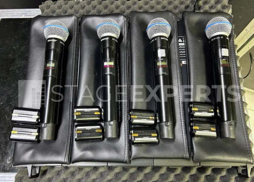 Shure Axient Digital HH Package – AD4Q-A + 4x AD2/B58