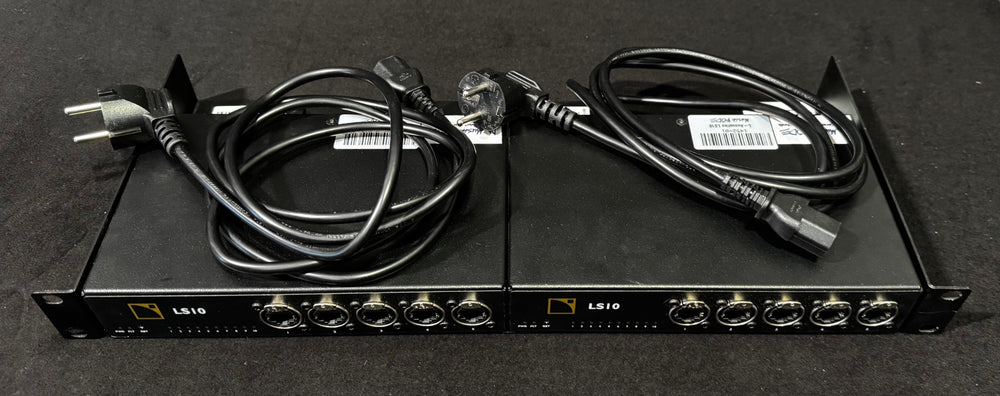 L-Acoustics LS10 AVB Switch – 2x Set with Rack Shelf