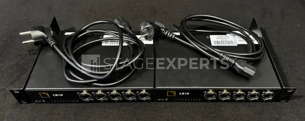 L-Acoustics LS10 AVB Switch – Dual Set with Rack Shelf