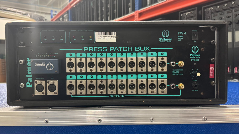 Palmer PPB20 Press Splitter/Press Box, 10 Stereo/20 Mono