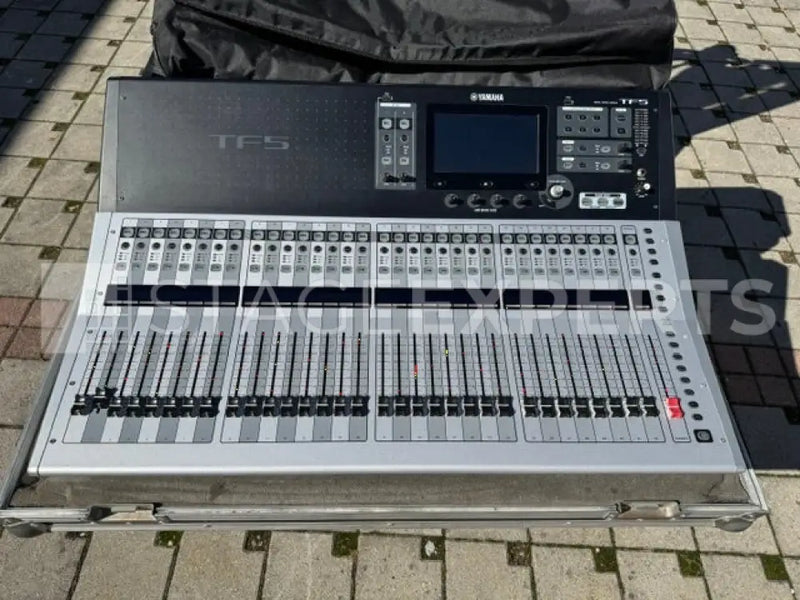 Yamaha TF5 Digital Mixer with NY64-D Dante, case & cover