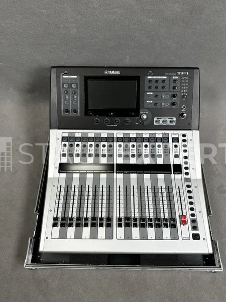 Yamaha TF1 Digital Mixer with Case – 40-in, 20 Aux, USB/Dante