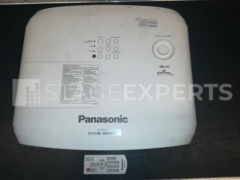 Panasonic PT-VZ570E Projector – WUXGA, 4,800 lm, 3LCD, compact