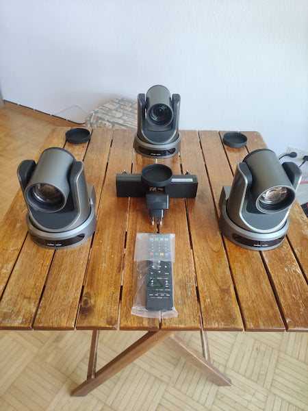 PTZOptics 12x Full HD PTZ Cameras (3x) HDMI/3G‑SDI/IP