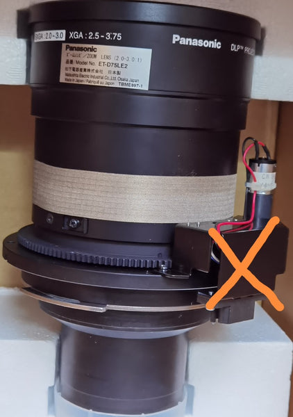 Panasonic 3‑Chip DLP Lenses LE1–LE40 | Manual, Fixed