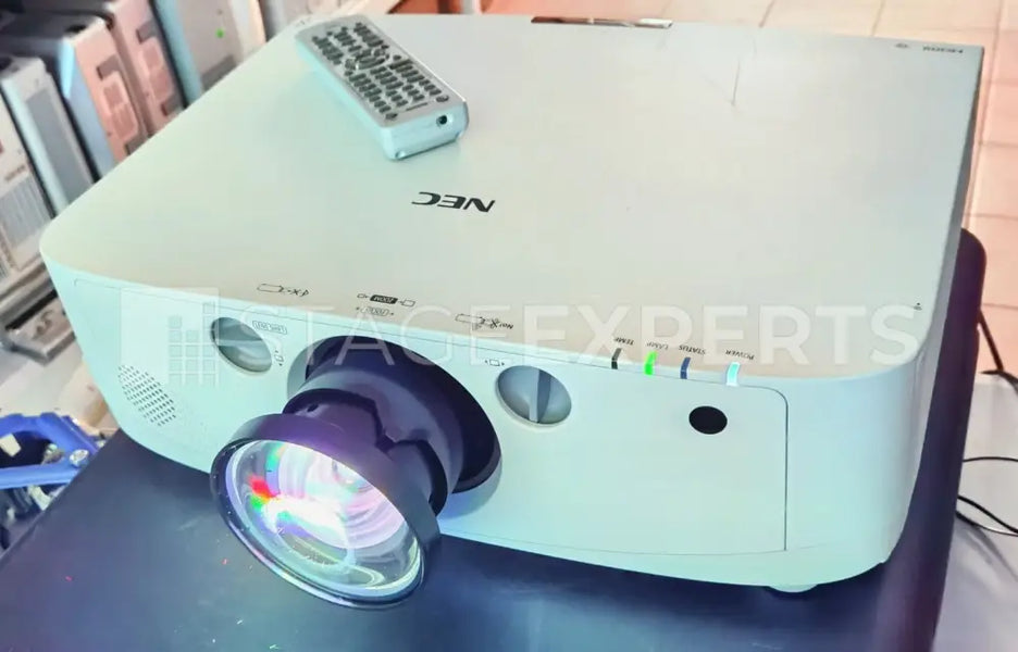 NEC PA550W Projector + NP30ZL Lens, 5500 lm (WXGA)