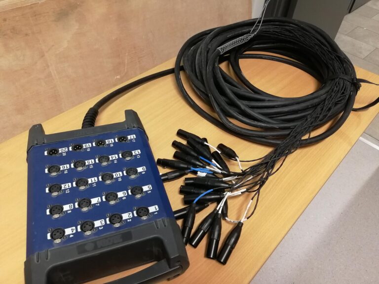 Klotz 20‑channel Stagebox with 30m Multicore Cable