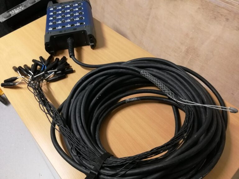 Klotz 20‑channel Stagebox with 30m Multicore Cable