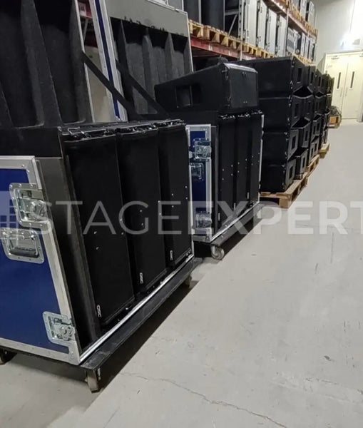 QSC WideLine-10 32-Cabinet Line Array Package with Frames