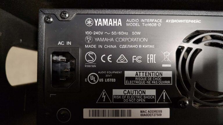 Yamaha TF1 & 2x Tio1608-D Dante Package with Flight Case