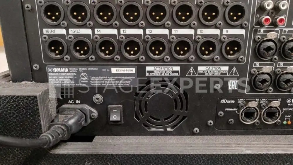 Yamaha TF1 + 2x Tio1608-D Dante Package with Flight Case