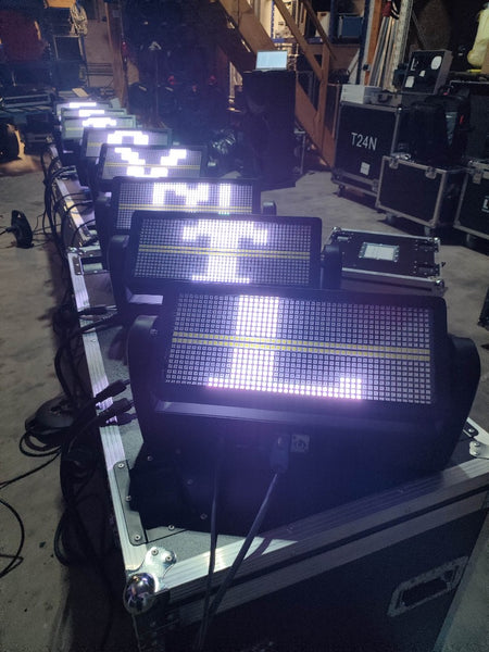 Flashpoint Matrix Tilt Strobes – 4 Demo Units in Tour Case