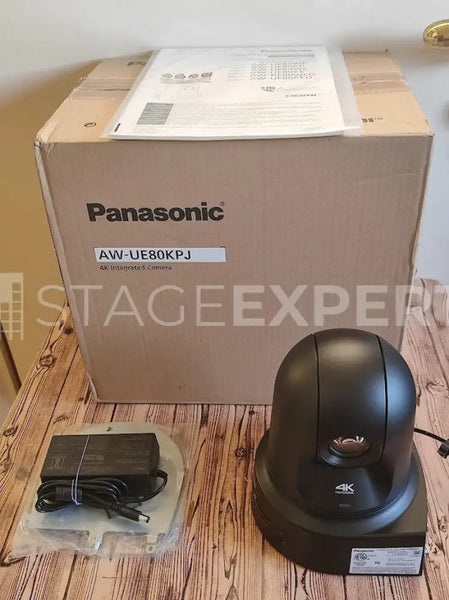Panasonic AW‑UE80 4K60 PTZ Camera with HDMI, SDI & NDI|HX