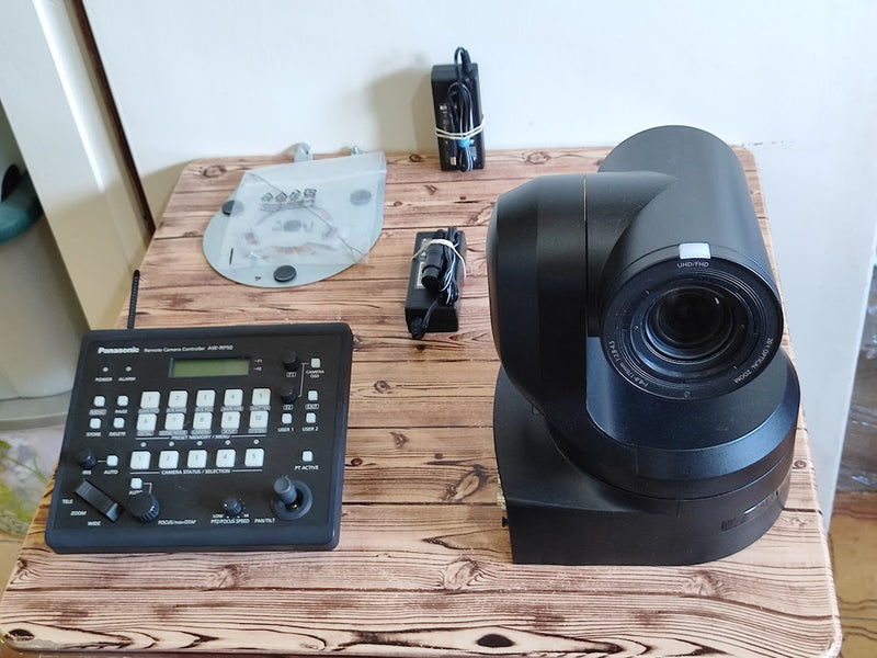 Panasonic AW-UE150 PTZ Camera + RP50 Controller Kit | 4K60