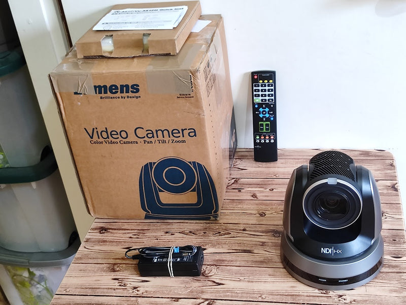 Lumens VC-A61PN 4K NDI|HX PTZ Camera with 3G-SDI, HDMI & PoE+