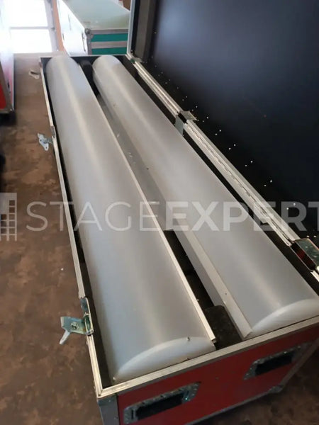 Evonik Plexiglas Tubes – 4x 2m, 25cm, with Flight Case