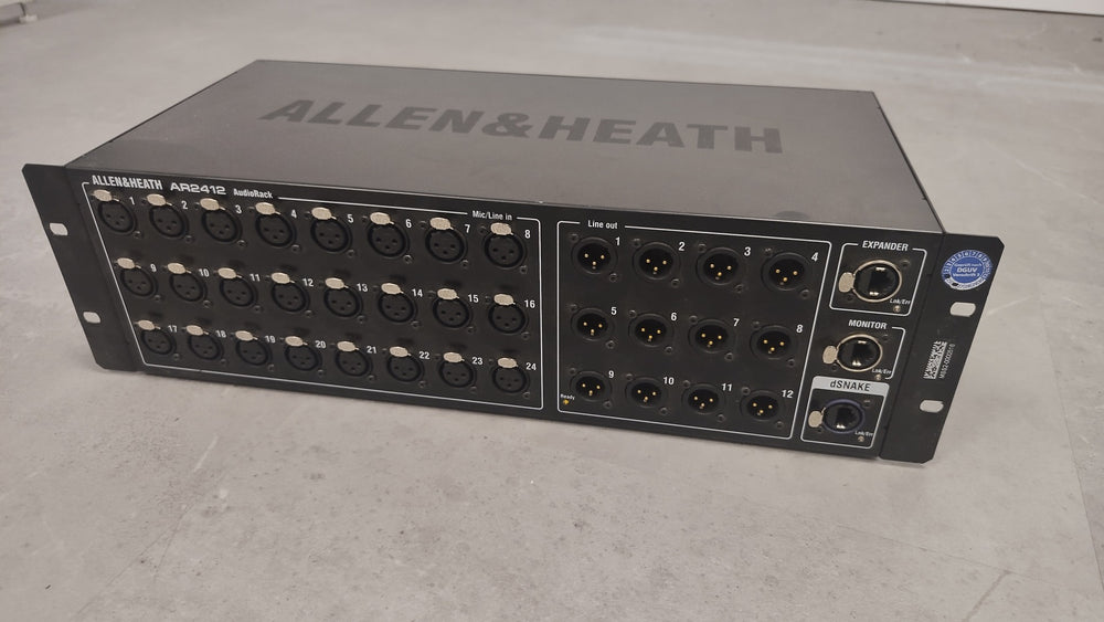Allen & Heath AR2412 Stagebox – 24 In / 12 Out for dLive