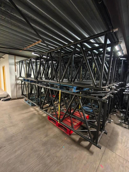 NBR104 Rectangular Truss 2.40 m – Black Finish, Pro