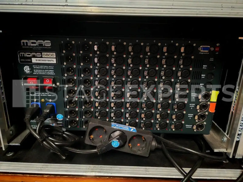 Midas DL251 Stagebox with Shockmount Case | Pro Stage I/O