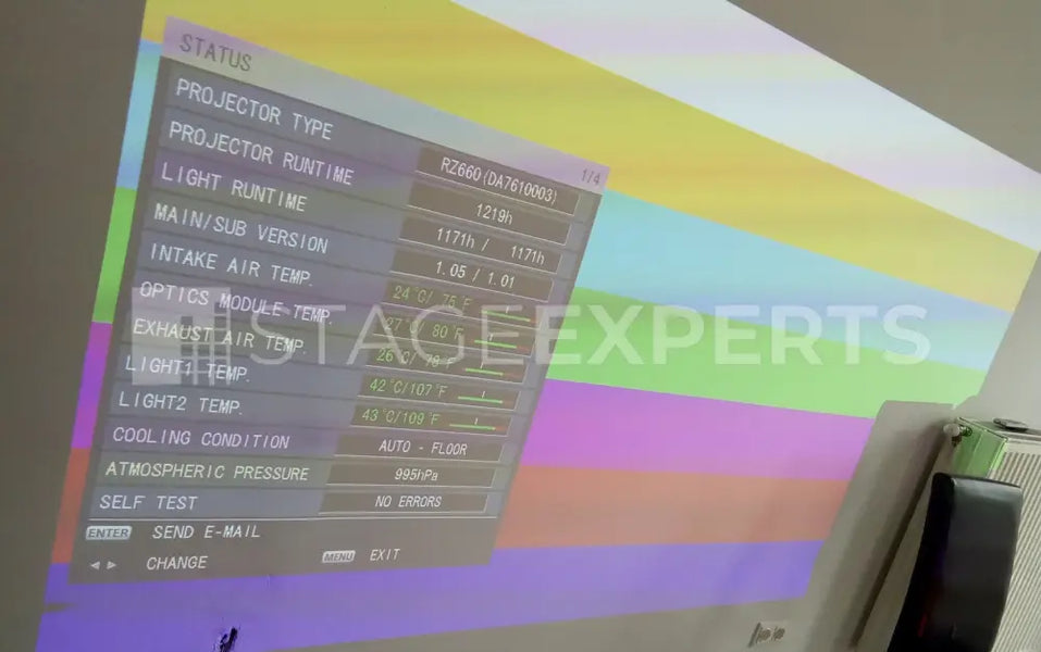 Panasonic PT-RZ660 Laser Projector, 1200h – WUXGA 6,000 lm