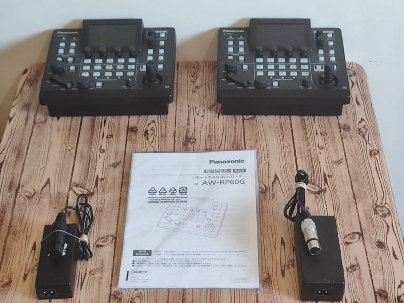 Panasonic AW-RP60 PTZ Remote Camera Controllers – 2x Pack
